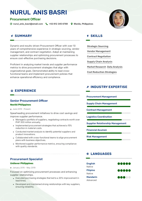 Procurement Officer job interview Philippines - Interview.red