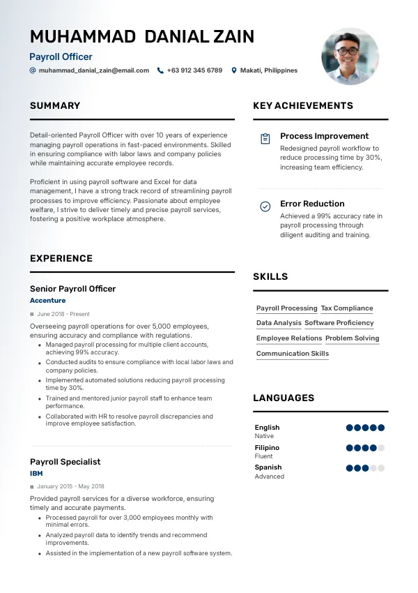 Payroll Officer job interview Philippines - Prepare Now!